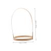 Yardwe 10 Pack Bamboo Drink Carrier with Handle for Coffee Cups view 2