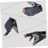 POPETPOP Outdoor Fitness Gloves Half Finger Glove for Man Climbing Hiking Wrist and Flexible view 3