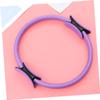 POPETPOP Purple Pilates Ring Circle Yoga Accessory Resistance Band for Balance Flexibility Range of Motion view 4