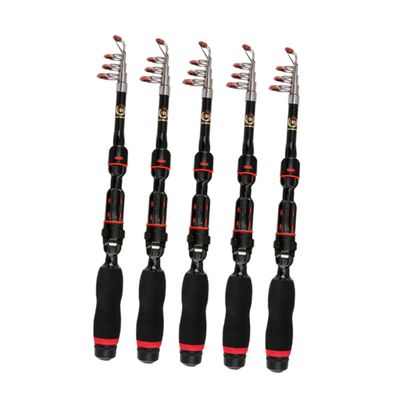 SUPVOX Compact Telescopic Rod Casting Weight Folding Fishing Pole Portable Fishing Supplies Fisherman Friend