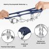 Crampons Ice Cleats Traction Snow Grips for Boots Shoes Women Men Anti Slip 19 Stainless Steel Spikes Safe Protect for Hiking Fishing Walking Climbing Mountaineering view 3