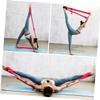 POPETPOP Adjustable Yoga Tension Band for Dance Fitness Lightweight Elastic Resistance Bands for Women Non- Design for Glute Activation Stretching Rosy view 3