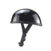 BudgetBundles US German Half Helmet Novelty Shiny Black Motorcycle Cruiser Biker S,M,L,XL,XXL (Black M) view 1