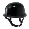 BudgetBundles US German Half Helmet Novelty Shiny Black Motorcycle Cruiser Biker S,M,L,XL,XXL (Black M) view 2