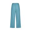 Cotton Linen Pants for Women Trendy 2026 High Waist Drawstring Cropped Pant Trousers Casual Summer Wide Leg Capris view 4