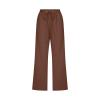 Cotton Linen Pants for Women Trendy 2026 High Waist Drawstring Cropped Pant Trousers Casual Summer Wide Leg Capris view 3