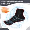 Summshall Neoprene Socks 5mm Wetsuit Socks Keep Warm Anti-slip Diving Socks for Men Women Low Cut Swim Socks Water Sport Snorkeling Swimming Surfing Sailing view 4