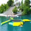 TAPIVA Inflatable Water Trampoline, Recreational Water Bouncer, PVC Lake Bounce Platform with Portable Bounce Swimming Platform for Lakes,Floating Trampoline Swimming Pools, Calm Seas, 10FT/3M view 1