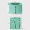 JUSHZ Camping Toilet Portable Toilets Portable Toilet Outdoor Bags Bucket for Home Indoor for Car Bedside Foldable Thickened PP Material Outdoor Portable Easy to Clean (Pink 1,11x22x14cm) view 2