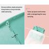 JUSHZ Camping Toilet Portable Toilets Portable Toilet Outdoor Bags Bucket for Home Indoor for Car Bedside Foldable Thickened PP Material Outdoor Portable Easy to Clean (Pink 1,11x22x14cm) view 3