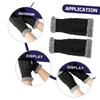 GALPADA Men's Winter Gloves Knitted Warm Mitts Women's Winter Gloves for Cold Weather Comfortable Open Finger Arm Covers Random Color view 2