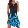 fartey Summer Dresses for Women 2026 Casual Floral Printed Beach Dresses Loose Flow Midi Dress Sleeveless Tank Sun Dress view 1