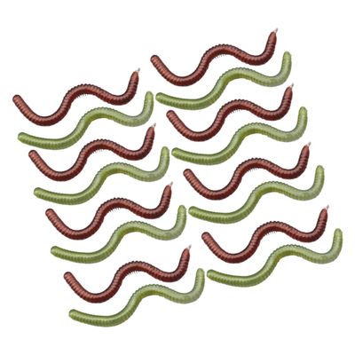 SUPVOX 50pcs Silicone Clam Fishing Lures Kit Artificial Baits for Freshwater Fishing Versatile Simulated Soft Baits for Enthusiasts Random Color