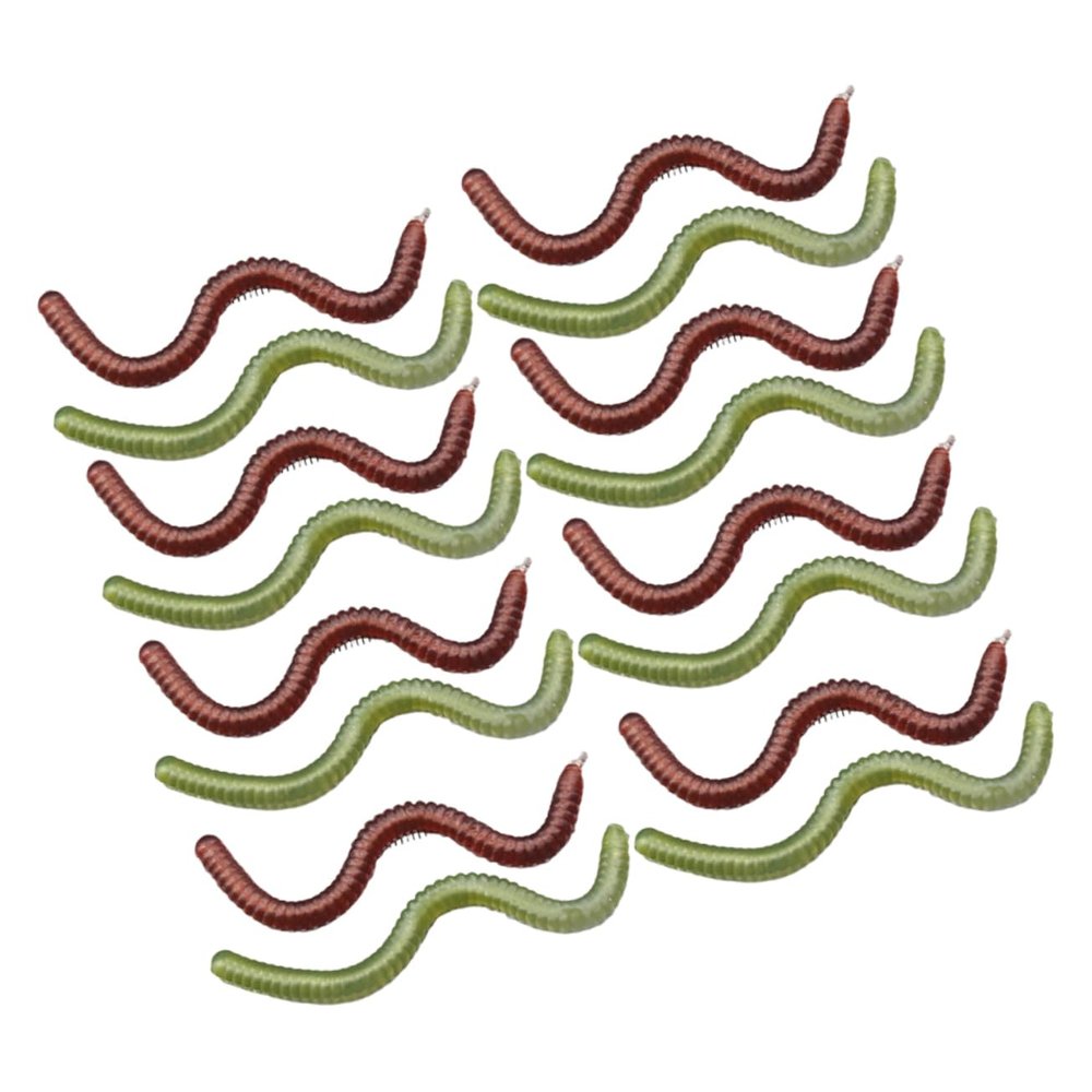 SUPVOX 50pcs Silicone Clam Fishing Lures Kit Artificial Baits for Freshwater Fishing Versatile Simulated Soft Baits for Enthusiasts Random Color