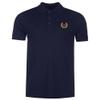 Mens Polo Shirts SPQR Roman Empire Caesar Wreath Embroidered Short Sleeve Polo Shirt Cotton Tennis Shirts for Men (Large,Navy) view 1