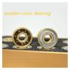 DNRJEWTA Roller Skate Bearing 16 Pcs BSB Golden 7-Beads ILQ-11 Bearing Inline Speed Skates SEBA HV WFSC KSJ Powerslide 608 with Iron Box Skating Shoe Bearings (Color : 16 Bearings) view 2