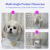 Customize Golf Club Headcover with Lifelike Dog Head, Personalized Dog Replica Golf Club Driver Cover, 3D Dog Head Golf Club Head Covers for 3-Wood, 5-Wood (Case Three) view 2