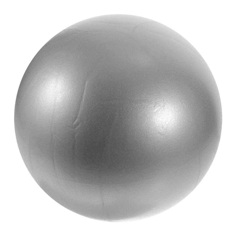 LIOOBO 1pcs Exercise Ball for Pregnancy Fitness PVC Yoga Ball for Core Strength Back Pain Relief and Birthing Training for Moms and Boys and Girls Silver Gray