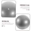 LIOOBO 1pcs Exercise Ball for Pregnancy Fitness PVC Yoga Ball for Core Strength Back Pain Relief and Birthing Training for Moms and Boys and Girls Silver Gray view 3