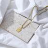Dayouny Letter Pendant Necklace Z, Gold Pendant Necklaces, Square Letter Pendant for Men Womens,18K Yellow Gold Plated, Capital Initial Christmas Birthday Jewelry, 22inch view 4