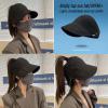 2024 New Women's Large Brim UV Protection Empty Top Sun Hat,Outdoor UV Protection Widened Brim Hollow Top Sun Hat for Women (2PCS-A) view 4