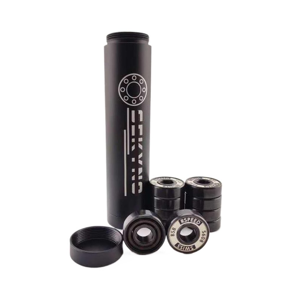 DNRJEWTA Roller Skate Bearing Competition Black Ceramic Speed Skating Bearing with BSB Swiss 608rs high Speed self Lubricated Oil Free Marathon Skating Skating Shoe Bearings