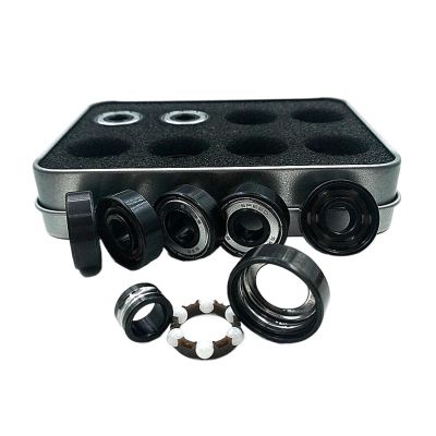 DNRJEWTA Roller Skate Bearing 16pcs BSB Swiss Speed Bearing 608 Fast White Ceramic Balls Roller Skates Inline Skating Skateboard BSB Bearing Ceramica Skating Shoe Bearings