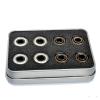 DNRJEWTA Roller Skate Bearing 16pcs BSB White/Black Ceramic Bearings 7 Balls White Pottery Beads Zirconia Bearing Slalom Skate Bearing Swiss 608ZZ Skating Shoe Bearings (Color : White Ball Ceramic) view 4