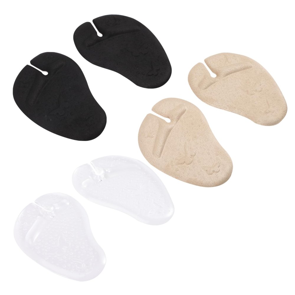 Gel Forefoot Pads 3 Pairs Flip-Flops Sandal Insoles Toe Protectors