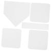 VANZACK 5pcs Baseball Bases Softball Rubber Plate Nonslip Pitcher Plate for Outdoor Indoor Practice view 1