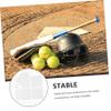 VANZACK 5pcs Baseball Bases Softball Rubber Plate Nonslip Pitcher Plate for Outdoor Indoor Practice view 4