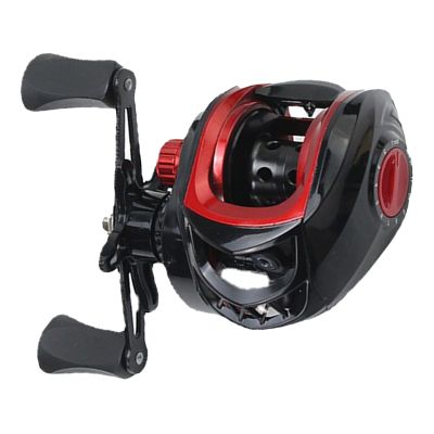 Alomejor Metal Baitcasting Reel Lightweight Smooth with Long Cast Spool for Saltwater Freshwater Fishing (Left Hand)
