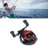 Alomejor Metal Baitcasting Reel Lightweight Smooth with Long Cast Spool for Saltwater Freshwater Fishing (Left Hand) view 2