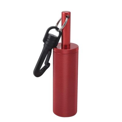 SPYMINNPOO Underwater Shaker Bell Stick with Clamp/Holder, Noise Maker Signal Bell Diving Stick for Diving Safety, Scuba Accessories (Red)