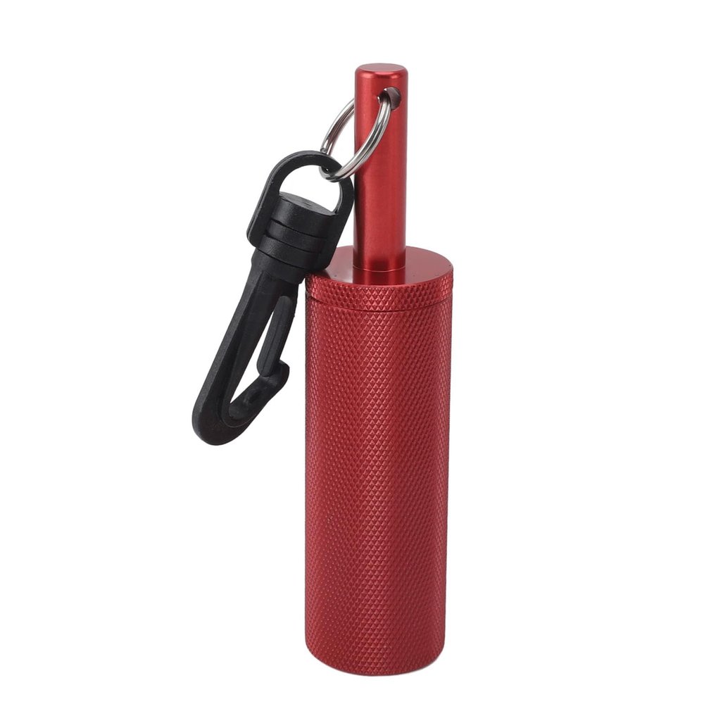 SPYMINNPOO Underwater Shaker Bell Stick with Clamp/Holder, Noise Maker Signal Bell Diving Stick for Diving Safety, Scuba Accessories (Red)