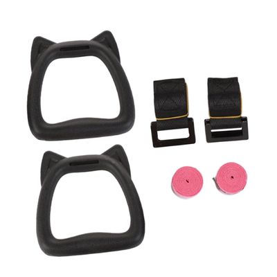 Milisten 1 Set Children's Gymnastic Rings The Drop The Descent Gymnastic Rings Professional Gymnastics Rings Fitness Equipment Exercise Equipment Ring for Climbing Gymnastic Rings, 100x12cm