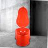 Beaupretty Sturdy Construction Site Portable Toilet Reinforced PVC Camping Toilet for Outdoor Use view 4