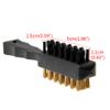 Acahhotxx Multifunctional Golf Club Brush Golf Cleaning Nylon Brass Brush Ball Cleaner Cleaning Tool Golf Cleaning Brush view 4