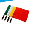 HANABASS 4 Pcs Referee Flags With Metal Handle Soccer Referee Flags Hand Signal Flag For Soccer Volleyball Football Linesman view 3