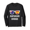 Australian Spanish Sunglasses Australia Flag Spain Flag Long Sleeve T-Shirt view 1