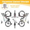 TORACK BIKEPAL No Lifting Swivel Bike Racks, Space Saving Wall Mounted Bike Holder for Garage, Bike Wall Hangers for Vertical Bike Storage (4 Pack) view 3