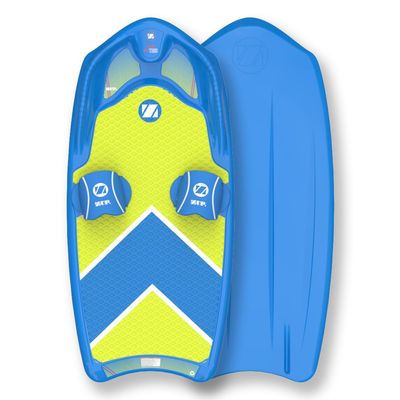ZUP You Got This Board, All-in-One Kneeboard, Wakeboard, Wakeskate, and Wakesurf Board for All Ages, Available in 160 and 260 Models, Blue/Yellow