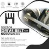 Motor Drive Belt Flexonic Poly V Belt Treadmill Motor Belt Fitness Replacement Part Works with Schwin Trimline 1050 T325.1 T315 T335HR view 2
