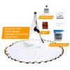 BasicGear Pancake Cast Net, 6ft Radius with 3/8 inch Mesh, Protective Shell Iron 1.0LB for Freshwater and Saltwater, Professional Grade and Upgraded Material, Throw Style for Bait Trap Fish view 2