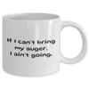 Ice Fishing Coffee Mug Ice Fishing Gift Ice Fisherman Funny Gift Icefisher Present Ice Hole Fishing If I Can't Bring My Auger view 2