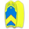 ZUP YouGo160 Wakeboard, Kneeboard, Wakeskate, and Wakesurf Board Suitable for Kids, Teens, Young Adults|Molded ABS with EVA Foam Padding, Yellow/Blue view 1