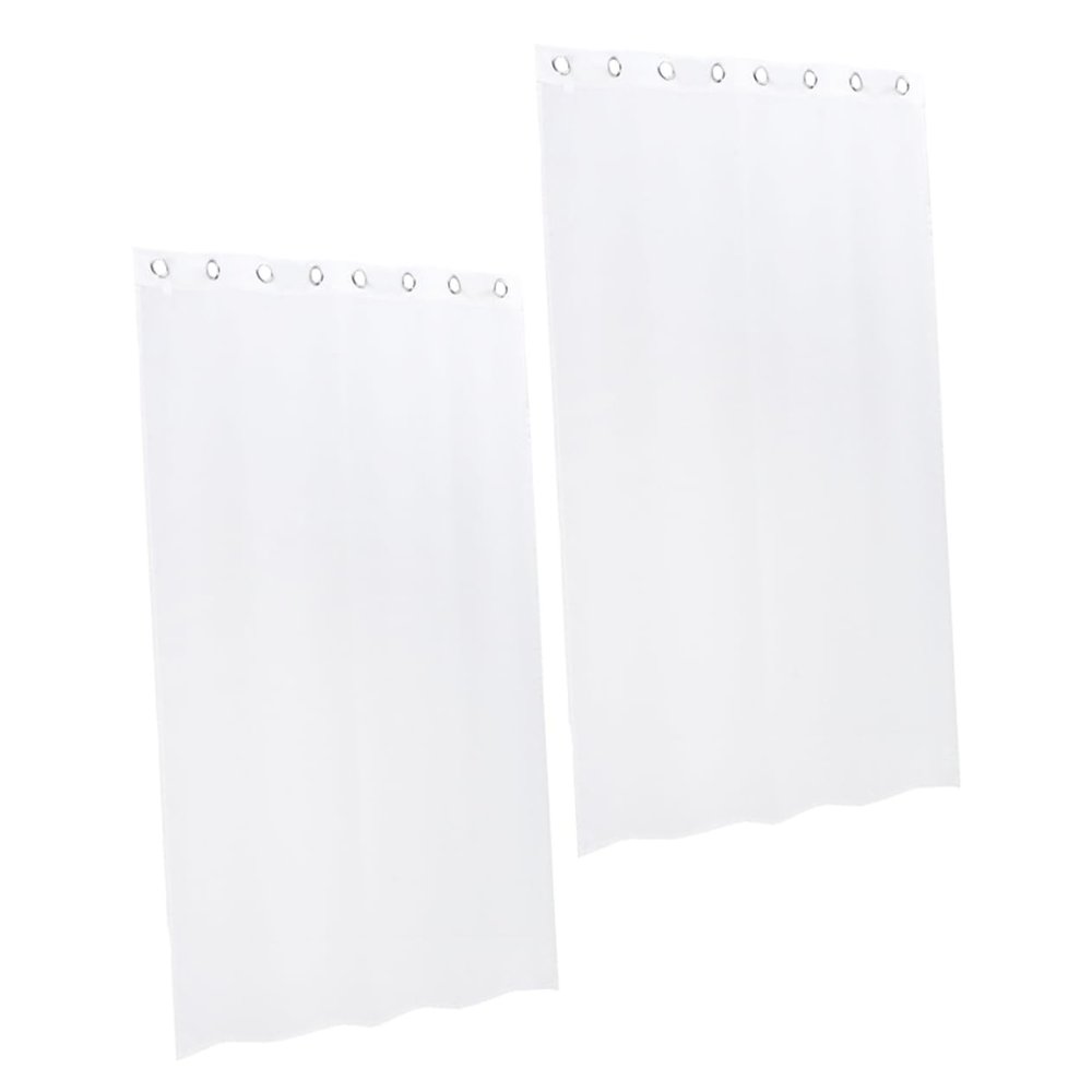 BESPORTBLE 2pcs Blackout Curtains for Windows Taupe Outdoor Privacy Drapes Living Room Decorative Sheers Polyester