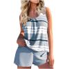 Uillui Tummy Control Swimsuits for Women Bathing Suits Tankini Tops with Boyshorts 2 Piece Athletic Swimwear Swim Suit 2024 view 1