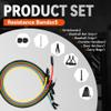 Hikeen Resistance Bands for Baseball, Baseball Resistance Trainer Kits with Interchangeable Grips to Build Pitching Arm Strength view 3