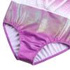 BAOHULU Gymnastics Leotard for Girls Kids Sparkle One Piece Practice Dance Outfit 5-14 Years B293_BlackPurple_10A view 2